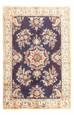 Dywan perski - Nain - Królewski - 197 x 129 cm - ciemnoniebieski