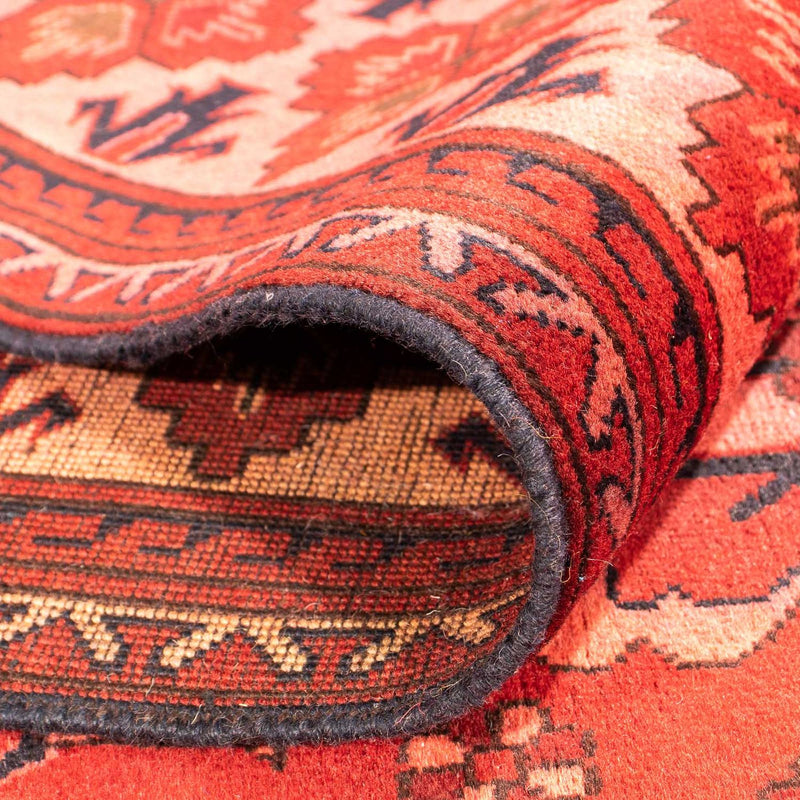 Afgański dywan - Hatshlu - 296 x 210 cm - ciemna czerwień