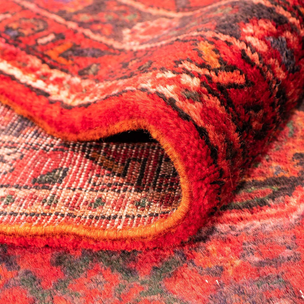 Perski dywan - Nomadyczny - 302 x 214 cm - ciemna czerwień