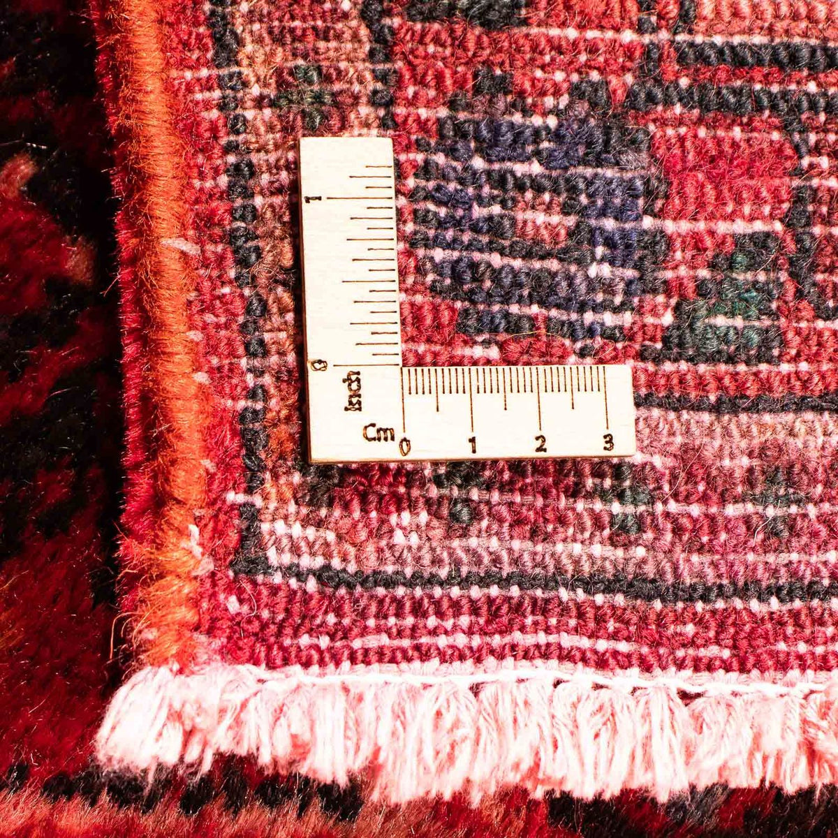 Perski dywan - Nomadyczny - 302 x 214 cm - ciemna czerwień