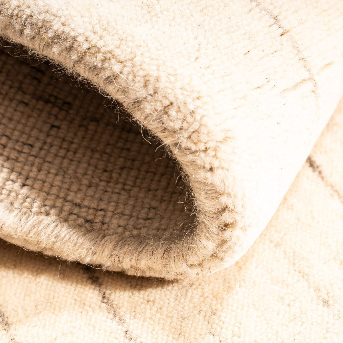 Dywan Gabbeh - Miękki - 75 x 55 cm - beżowy