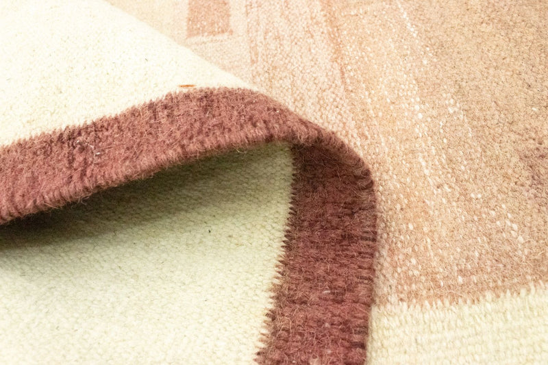 Dywan Kelim - modny - 200 x 140 cm - terakota