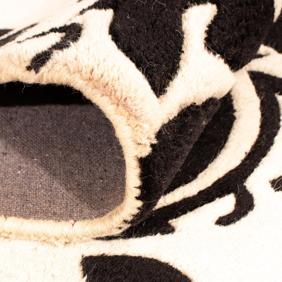 Dywan wełniany - 226 x 158 cm - beżowy