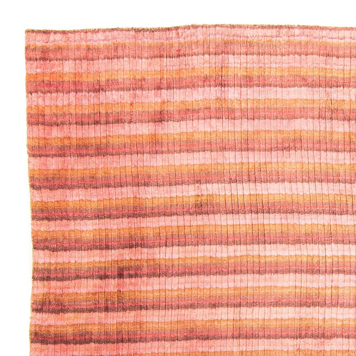 Dywan wiskozowy kwadratowy  - 197 x 197 cm - wielokolorowy