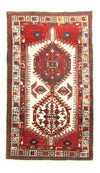 Hamadan Dywan 96x160cm - Dywan perski - Prostokątny / Czerwony / 96 x 160 cm Prostokątny