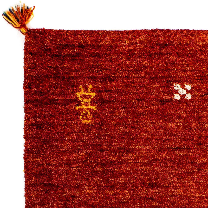 Dywan Gabbeh - Indus - 90 x 60 cm - ciemna czerwień