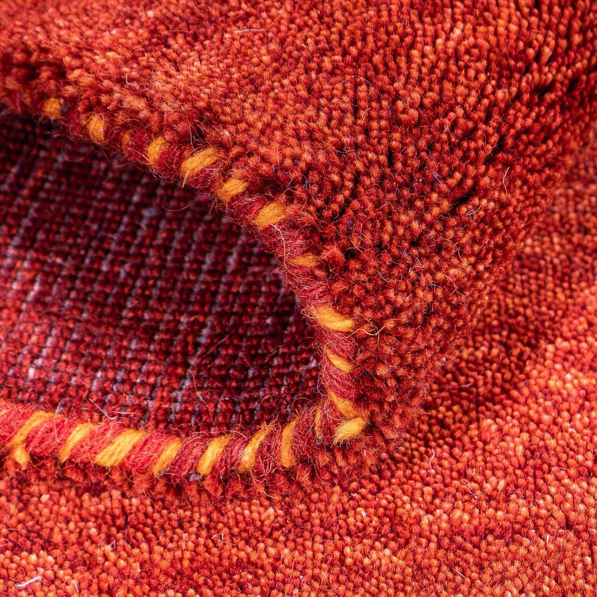 Dywan Gabbeh - Indus - 90 x 60 cm - ciemna czerwień