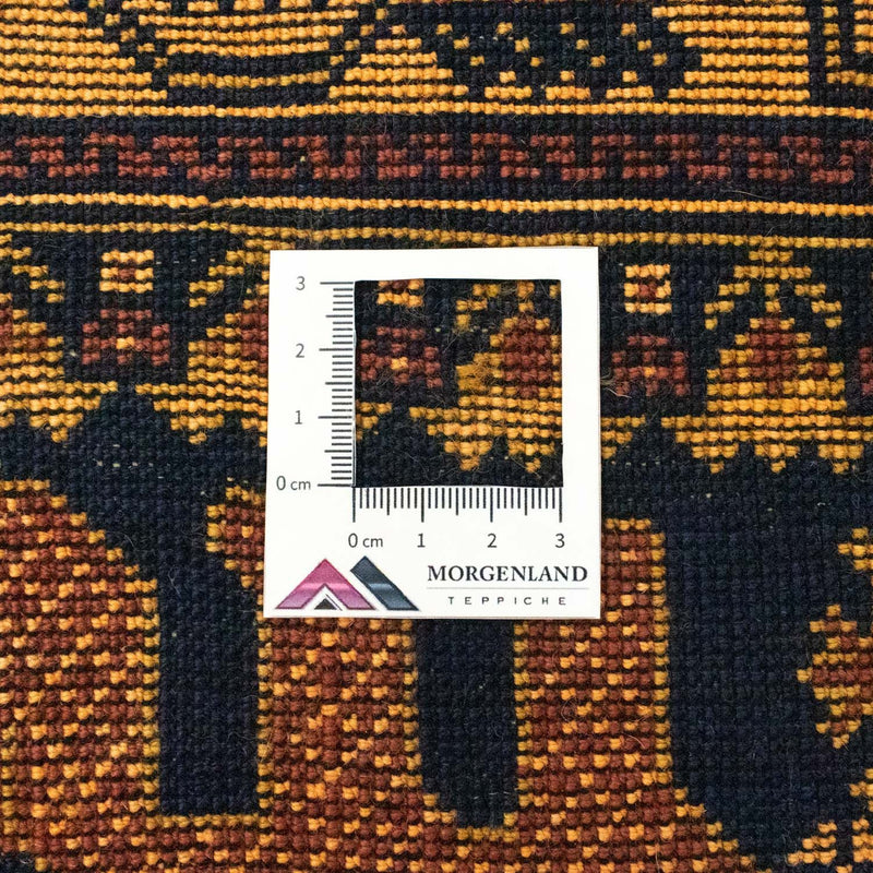 Dywan afgański - 153 x 87 cm - niebieski