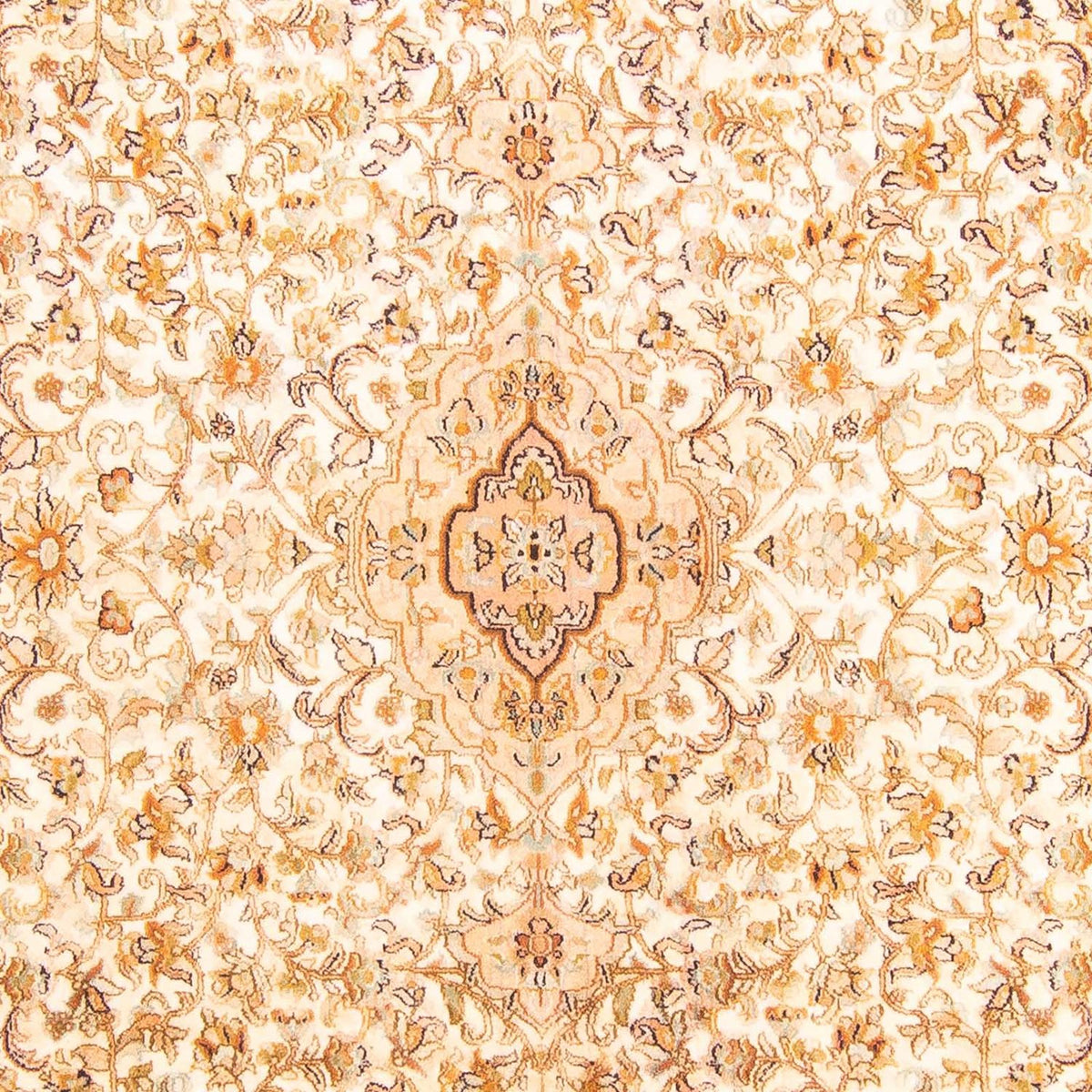 Jedwabny dywan - Kashmir Silk - 270 x 186 cm - beżowy