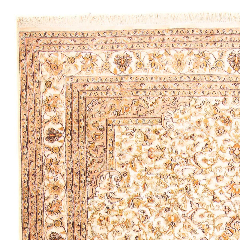 Jedwabny dywan - Kashmir Silk - 270 x 186 cm - beżowy
