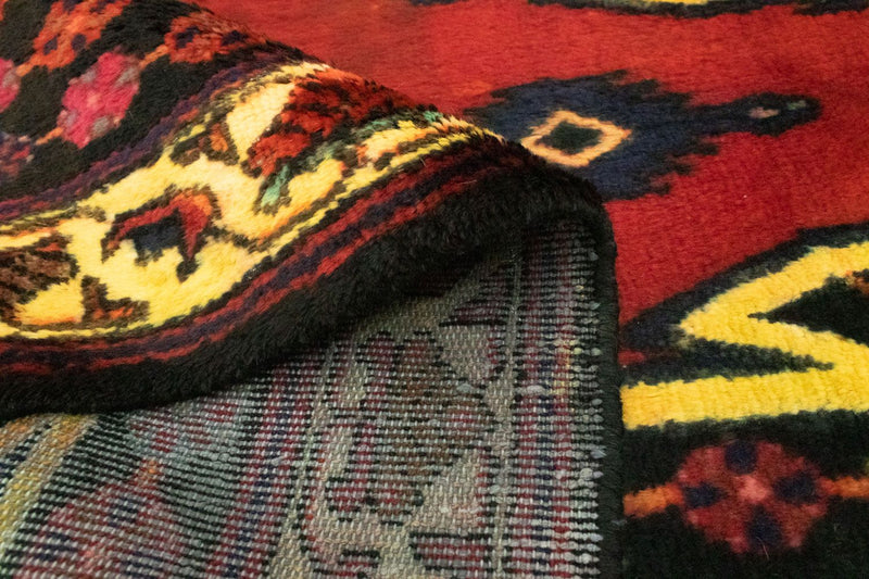 Perski dywan - Nomadyczny - 151 x 103 cm - czerwony