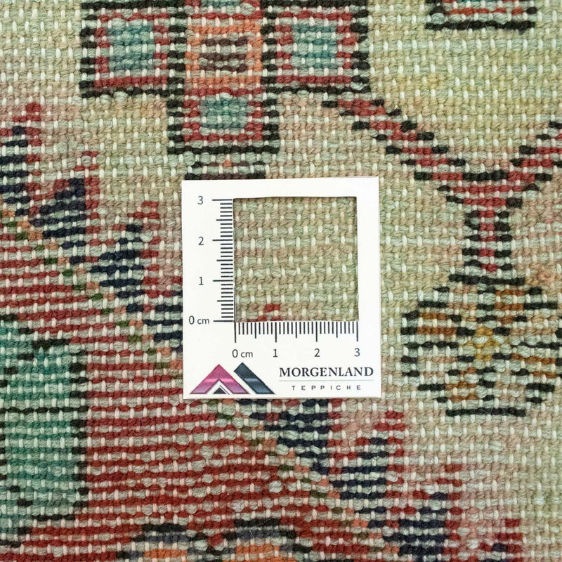 Perski dywan - Nomadyczny - 143 x 106 cm - pomarańczowy