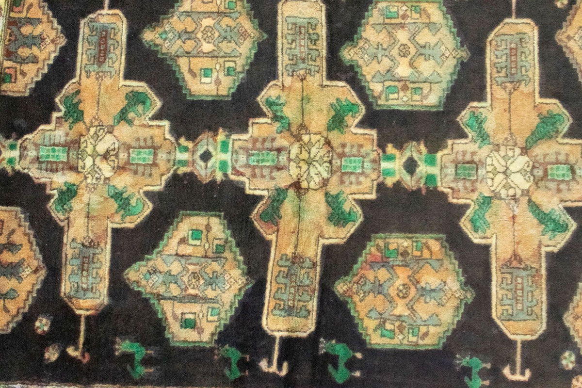 Perski dywan - Nomadyczny - 145 x 115 cm - niebieski