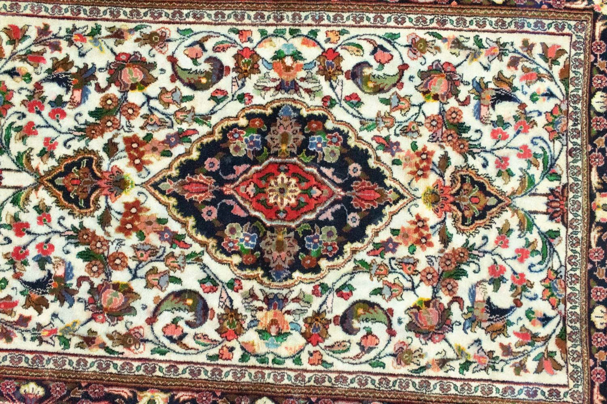 Dywan perski - Ghom - 145 x 102 cm - beżowy