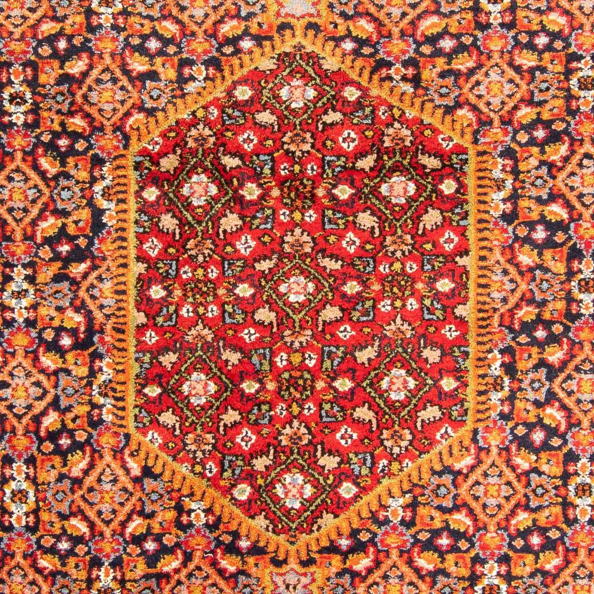 Perski dywan - Bijar - Royal - 187 x 130 cm - wielokolorowy