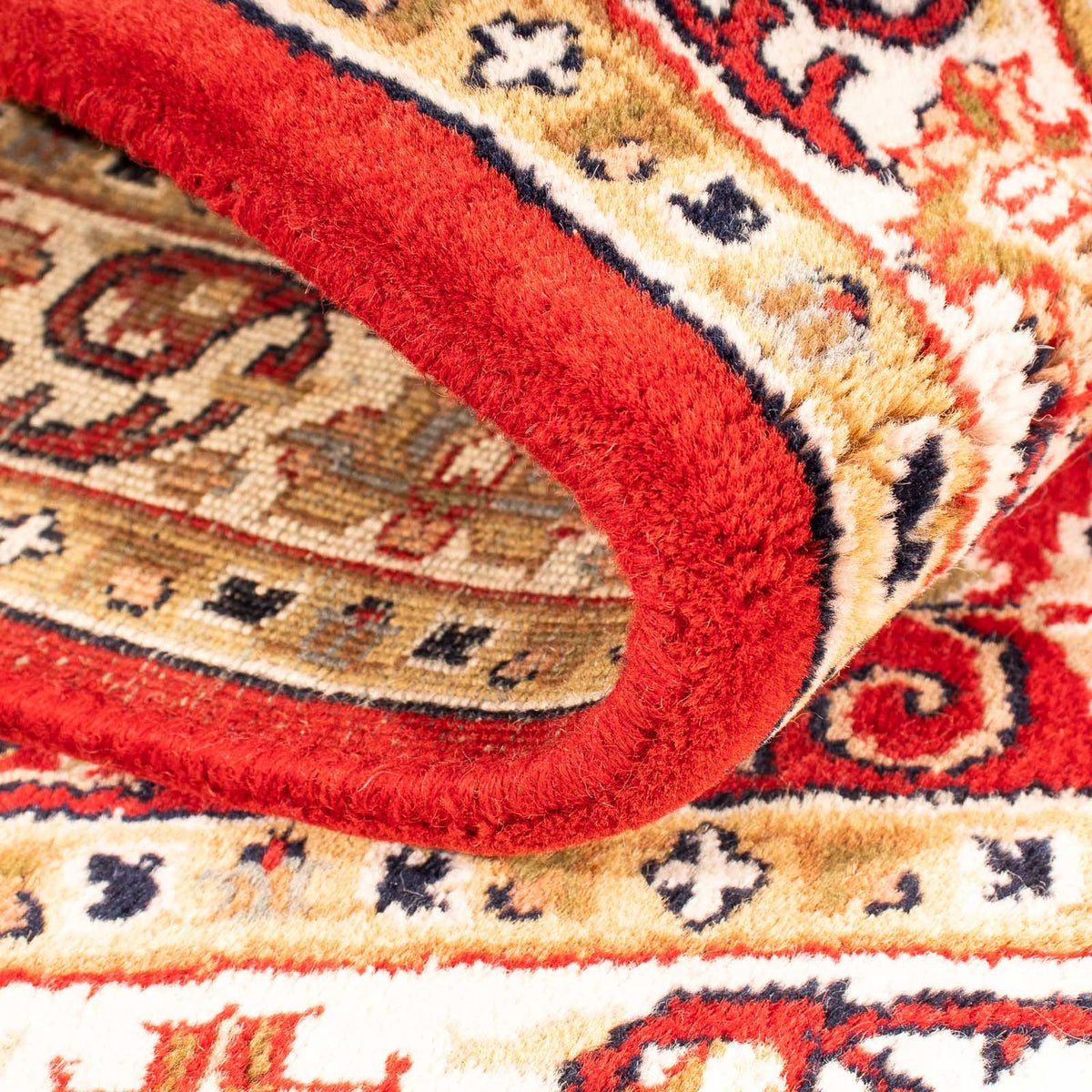 Orientalny dywan - Bijar - Indus - 176 x 119 cm - ciemna czerwień