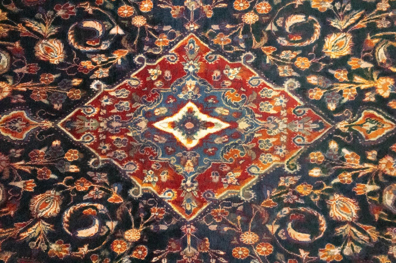 Biegacz Perski dywan - Nomadyczny - 227 x 129 cm - niebieski