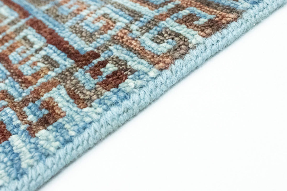 Designerski dywan - 96 x 60 cm - niebieski