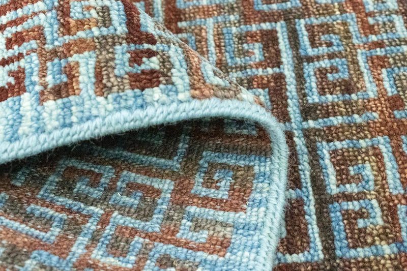 Designerski dywan - 96 x 60 cm - niebieski