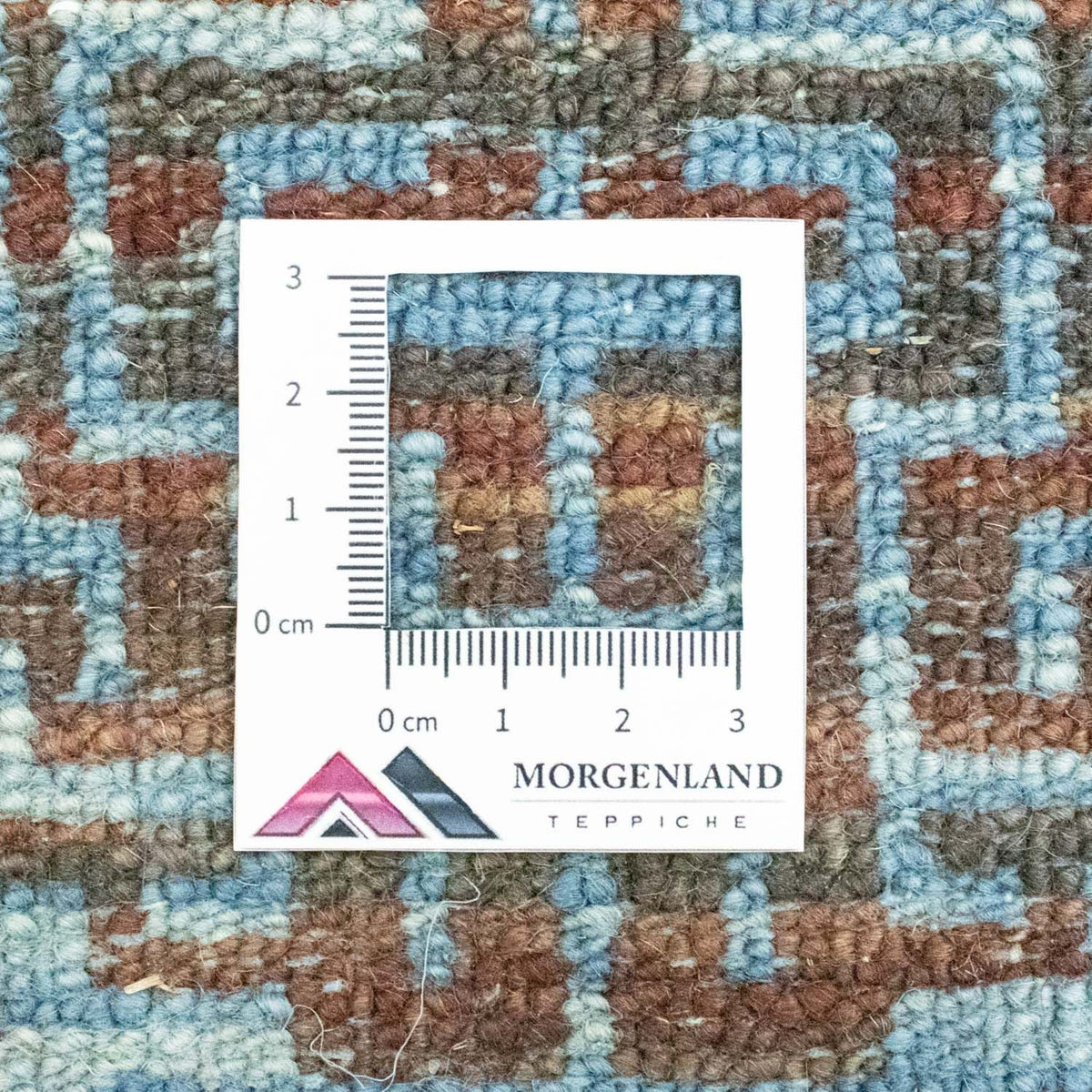 Designerski dywan - 96 x 60 cm - niebieski