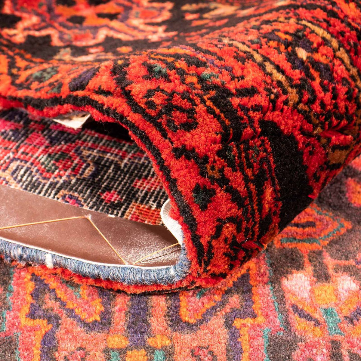 Biegacz Perski dywan - Nomadyczny - 238 x 127 cm - ciemna czerwień