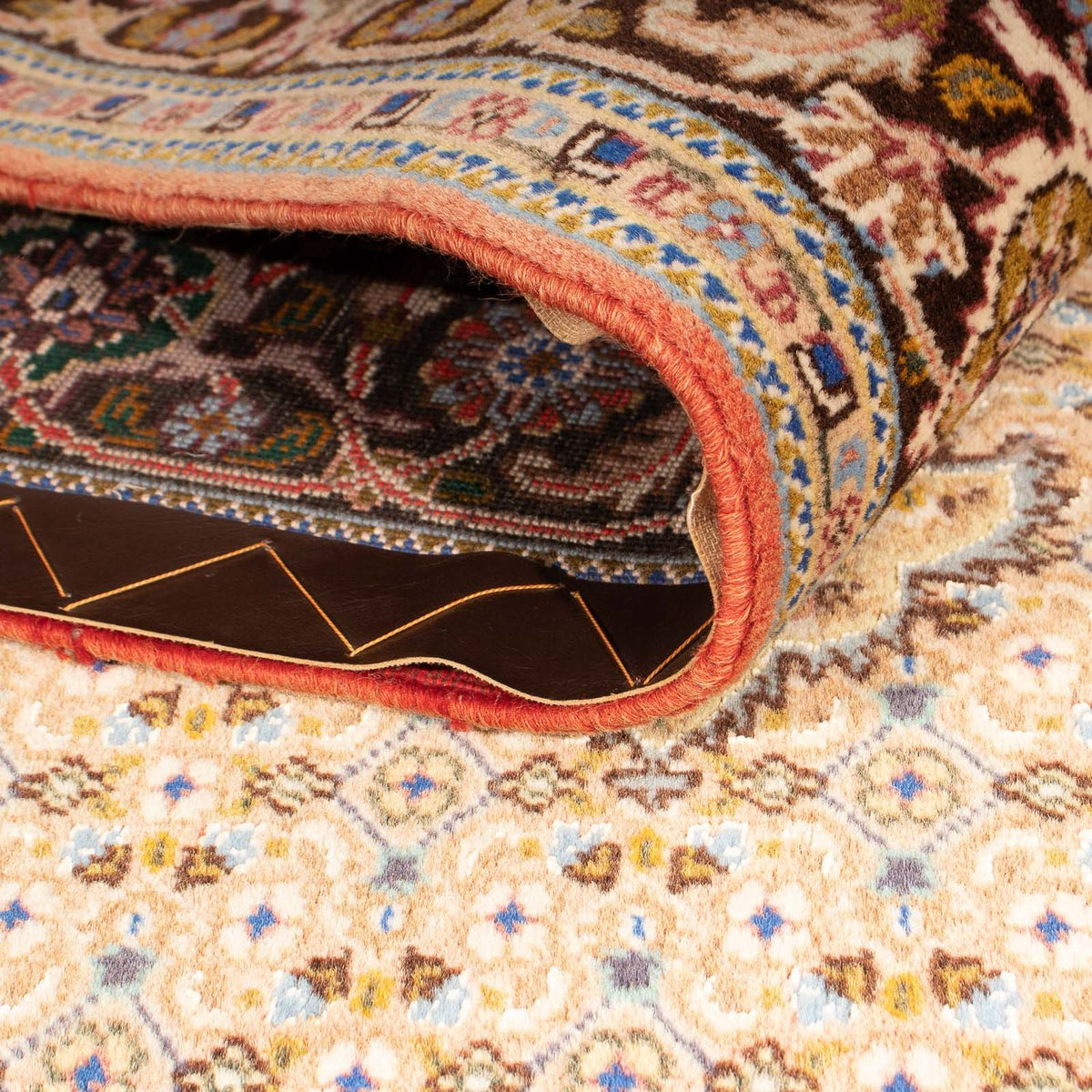 Dywan perski - Tabriz - Królewski - 203 x 158 cm - beżowy