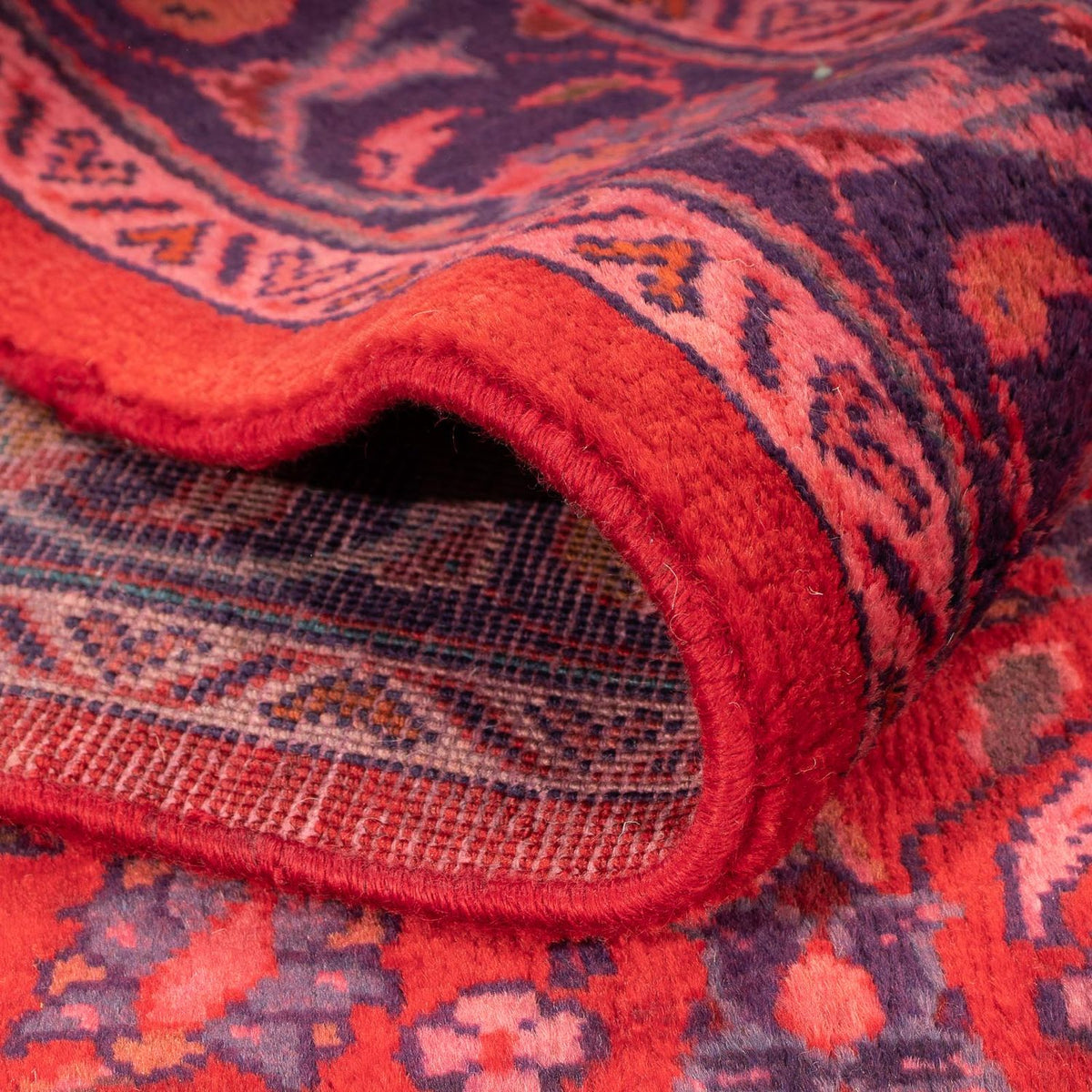 Dywan perski - Klasyczny - 208 x 135 cm - ciemna czerwień