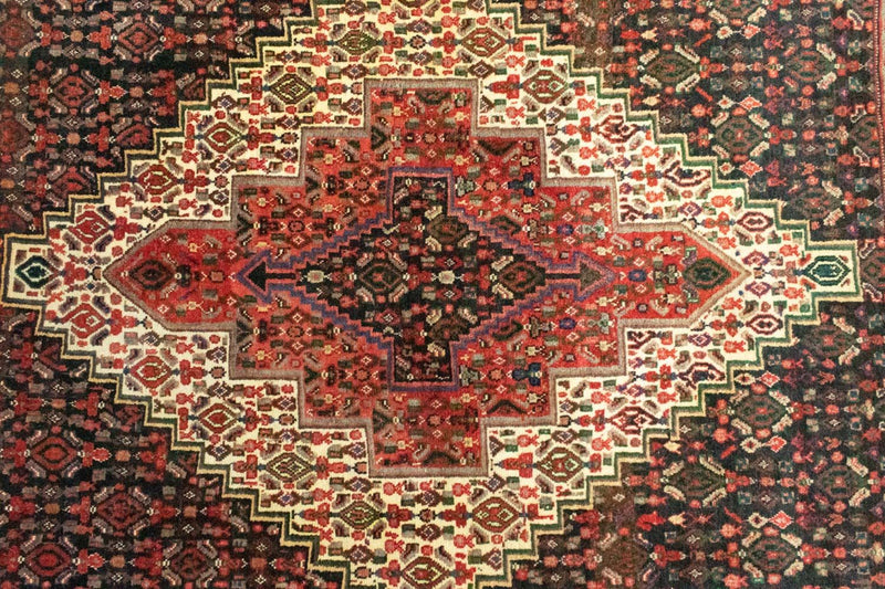 Dywan perski - Klasyczny - 155 x 126 cm - niebieski