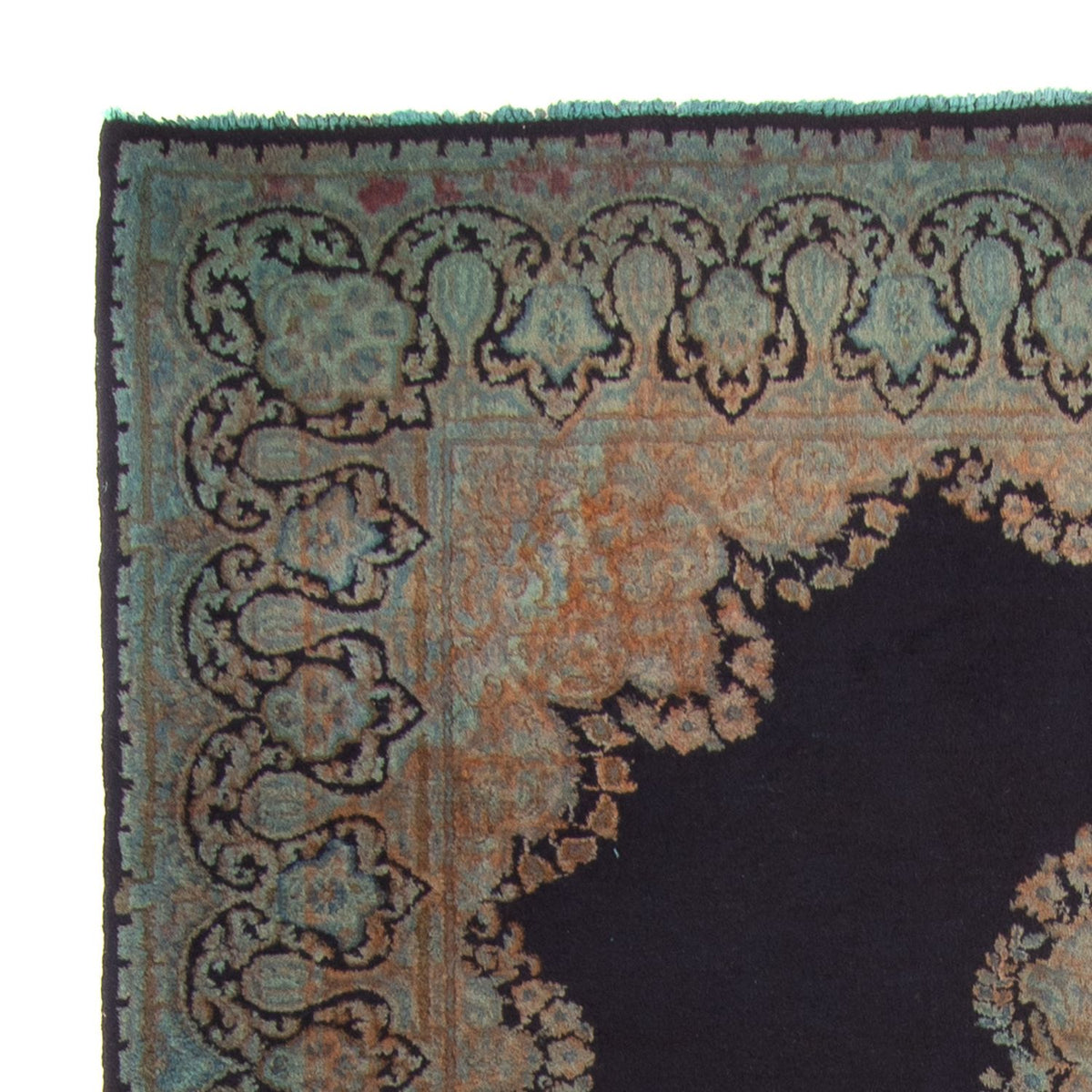 Dywan perski - Klasyczny - 199 x 151 cm - ciemnoniebieski