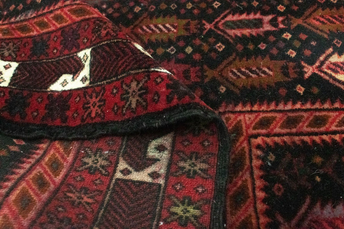 Dywan beludżycki - 145 x 100 cm - niebieski