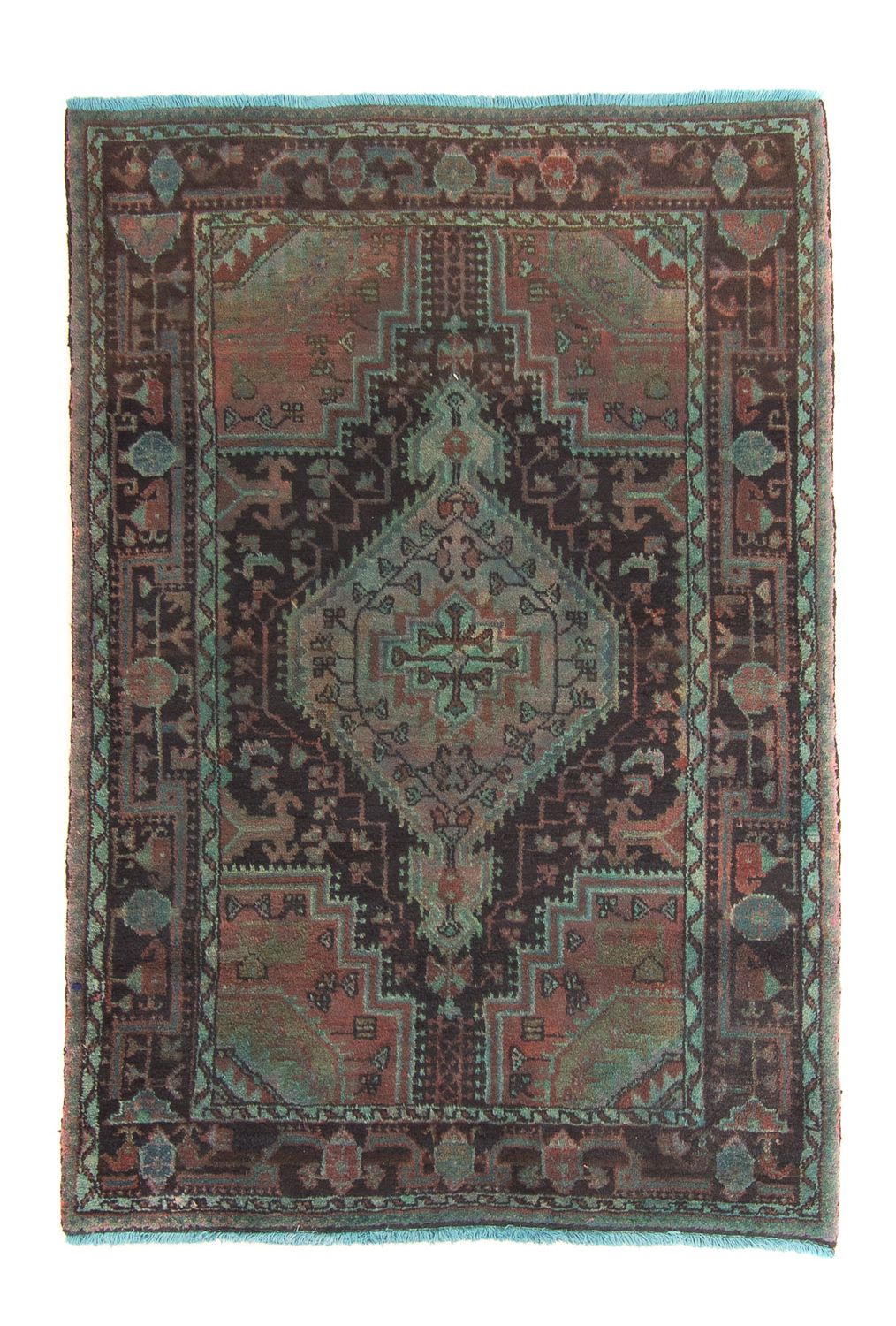 Perski dywan - Nomadyczny - 174 x 120 cm - jasnoniebieski