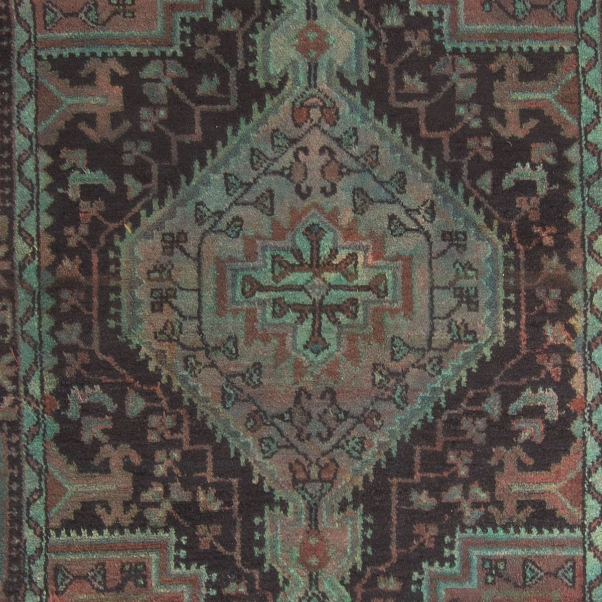 Perski dywan - Nomadyczny - 174 x 120 cm - jasnoniebieski