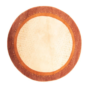 Dywan Gabbeh - Indus okrągły  - 200 x 200 cm - beżowy