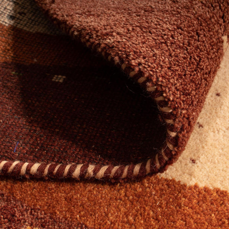 Dywan Gabbeh - Indus okrągły  - 200 x 200 cm - beżowy