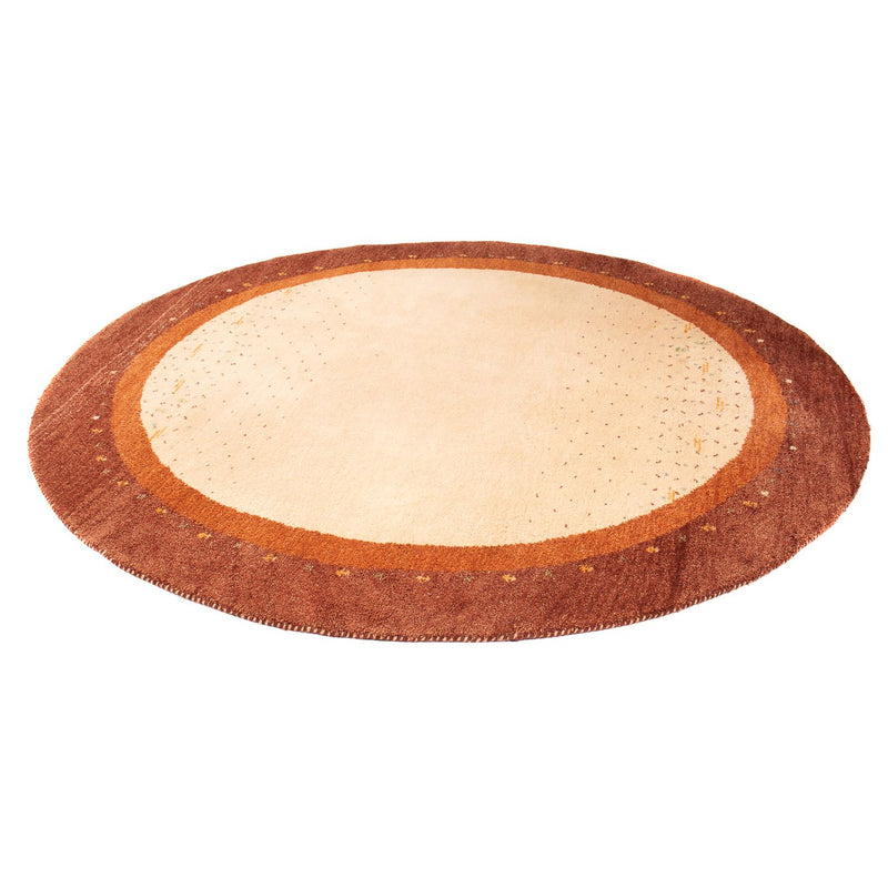 Dywan Gabbeh - Indus okrągły  - 200 x 200 cm - beżowy