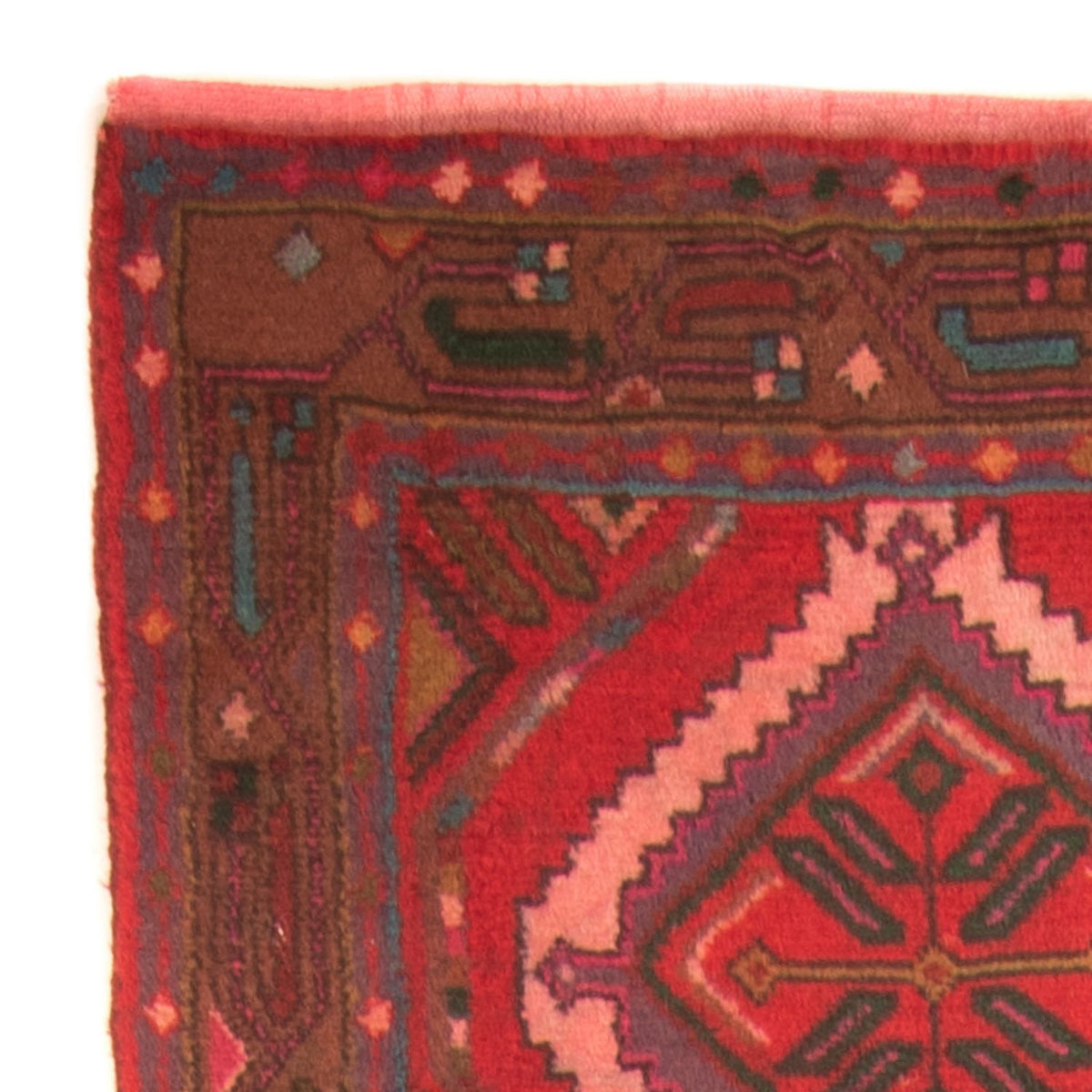 Biegacz Perski dywan - Nomadyczny - 282 x 80 cm - czerwony