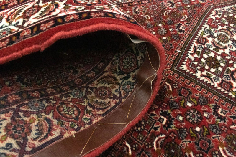 Biegacz Dywan perski - Bijar - 393 x 82 cm - czerwony