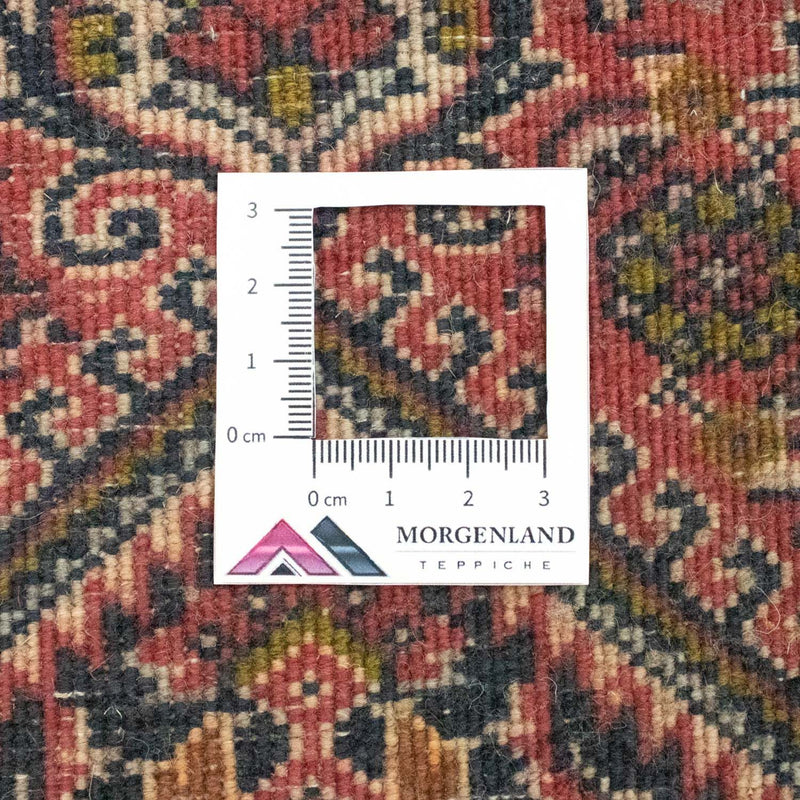 Biegacz Dywan perski - Bijar - 393 x 82 cm - czerwony