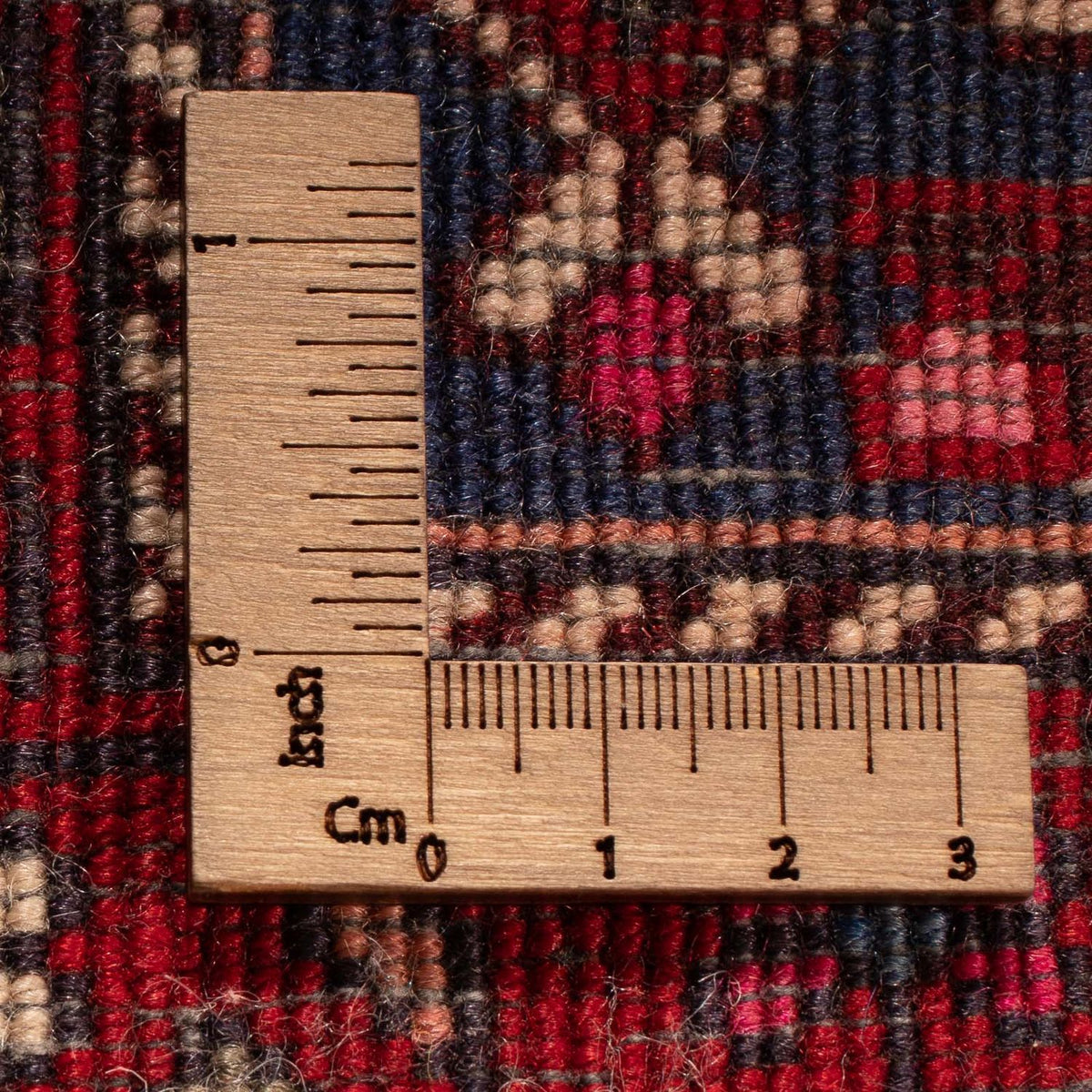 Perski dywan - Nomadyczny - 200 x 127 cm - czerwony