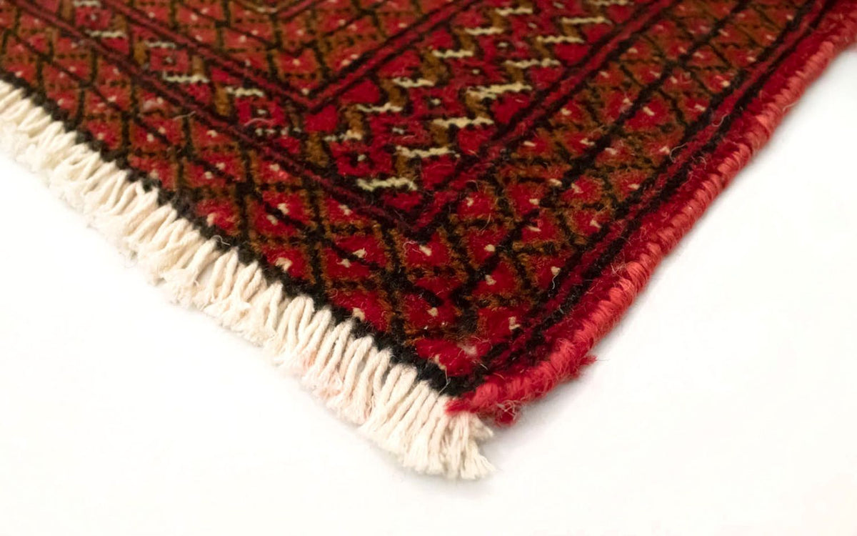 Dywan turkmeński - 130 x 60 cm - czerwony