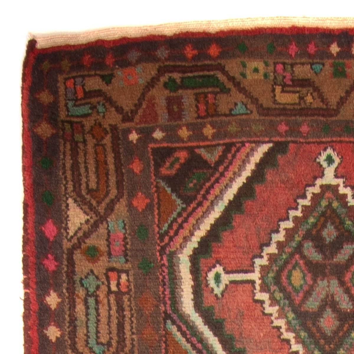 Biegacz Perski dywan - Nomadyczny - 293 x 83 cm - jasna czerwień