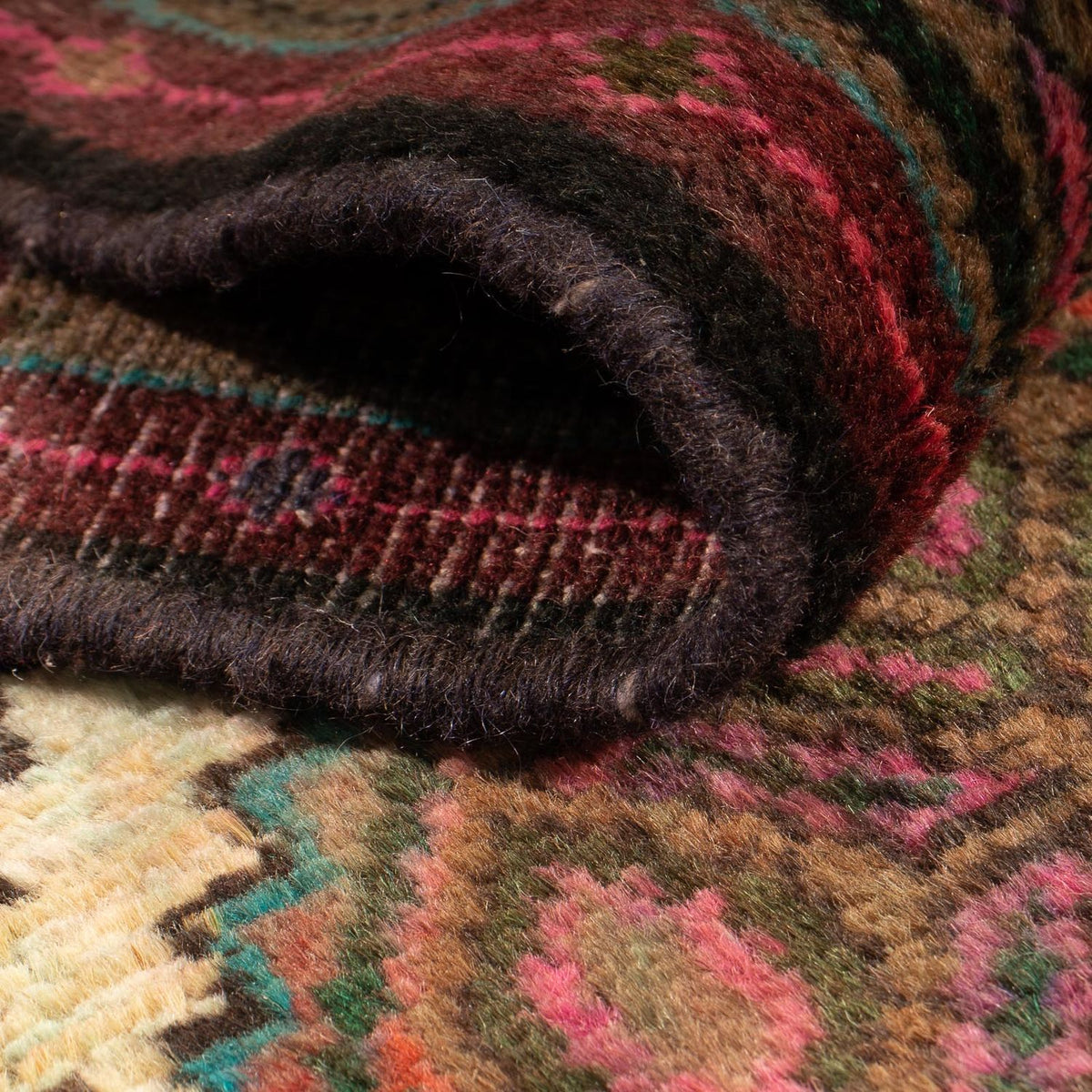 Biegacz Perski dywan - Nomadyczny - 293 x 83 cm - jasna czerwień