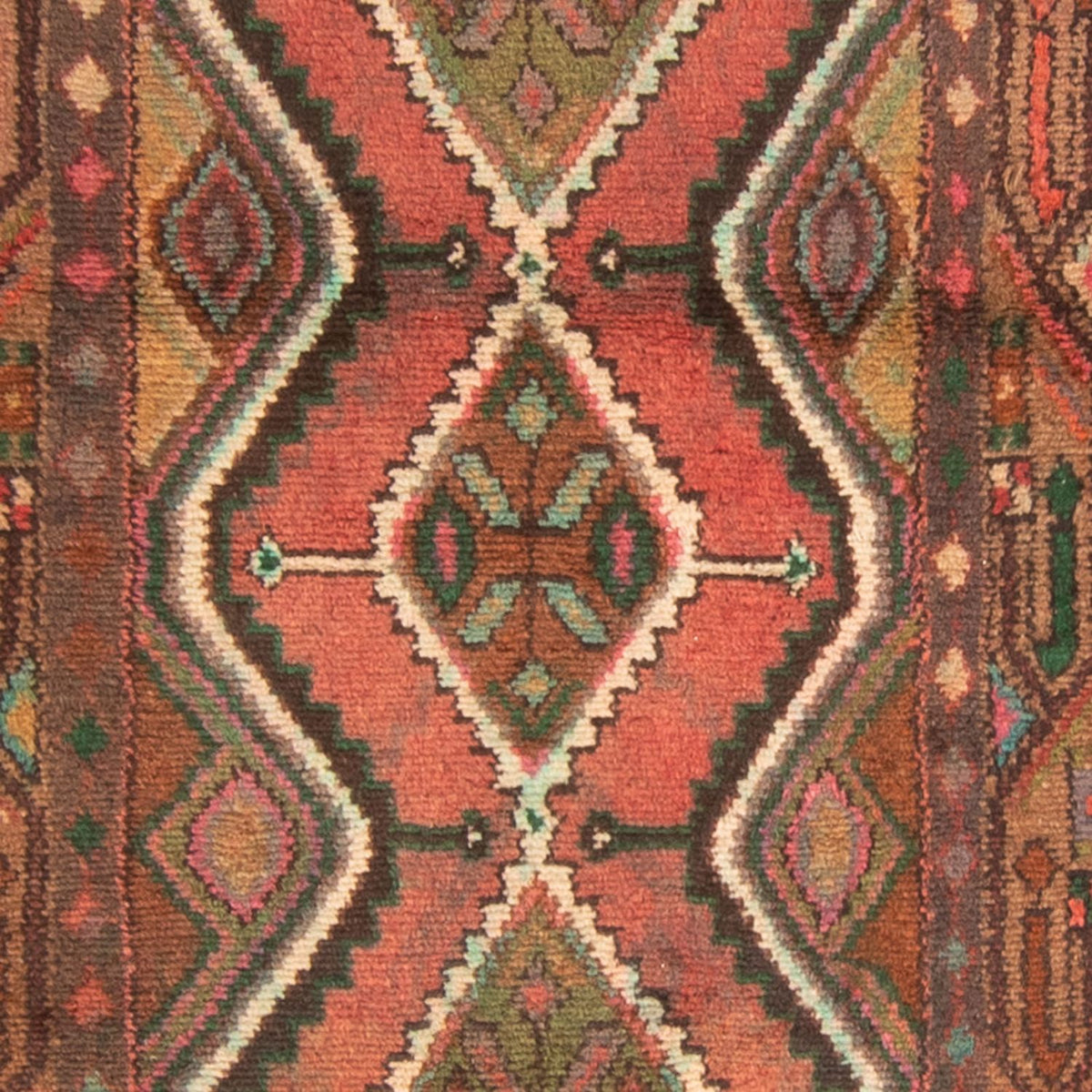 Biegacz Perski dywan - Nomadyczny - 290 x 86 cm - jasna czerwień