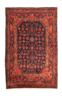 Perski dywan - Nomadyczny - 184 x 117 cm - ciemnoniebieski