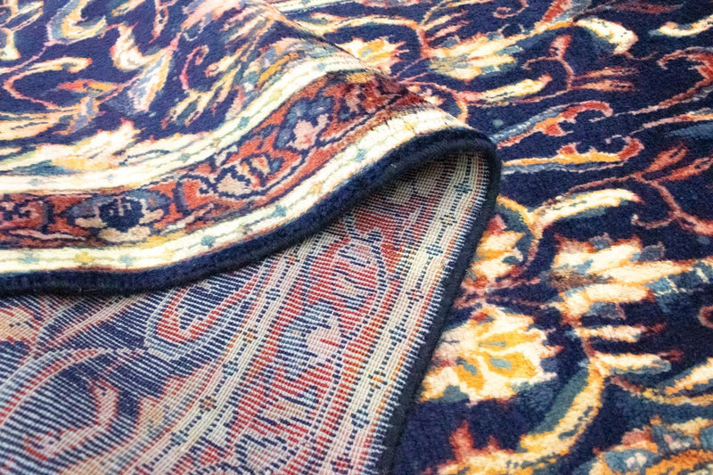 Biegacz Dywan perski - Klasyczny - 402 x 72 cm - ciemnoniebieski