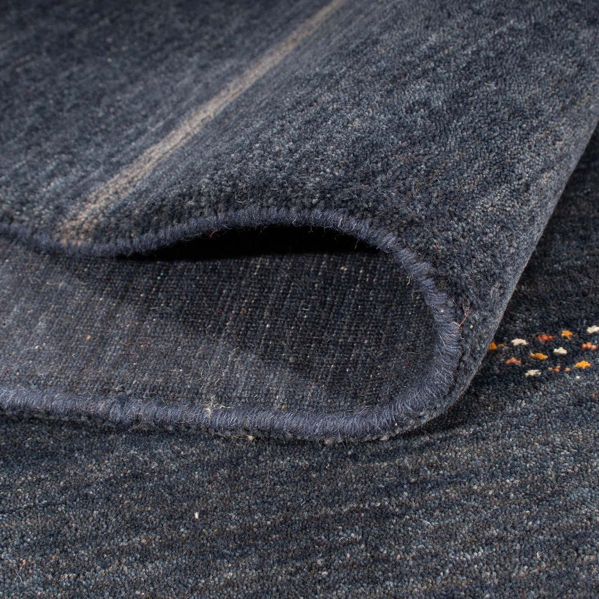 Dywan Gabbeh - Indus - 244 x 170 cm - ciemnoniebieski