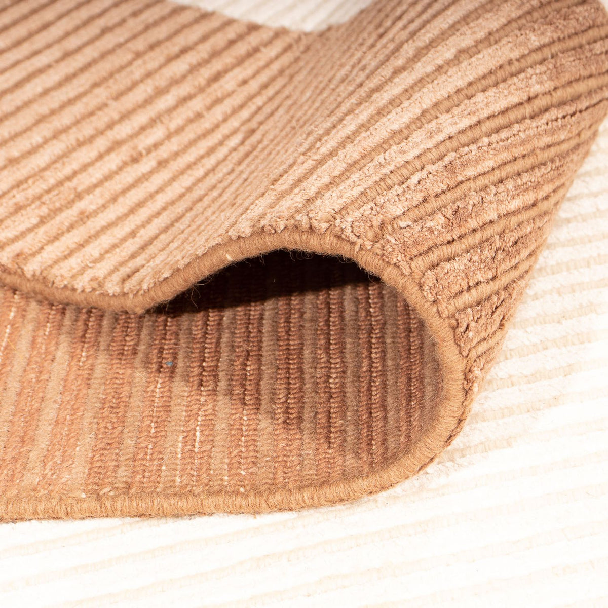 Dywan wiskozowy - 275 x 201 cm - beżowy