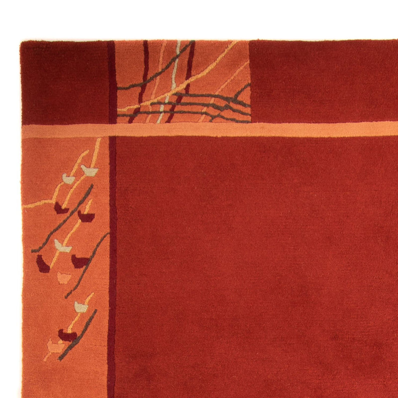 Dywan z Nepalu - 293 x 205 cm - ciemna czerwień