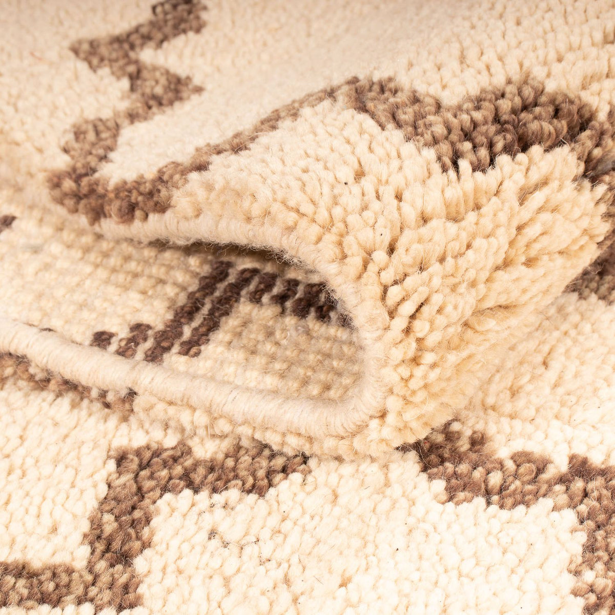 Dywan wełniany - 278 x 189 cm - beżowy