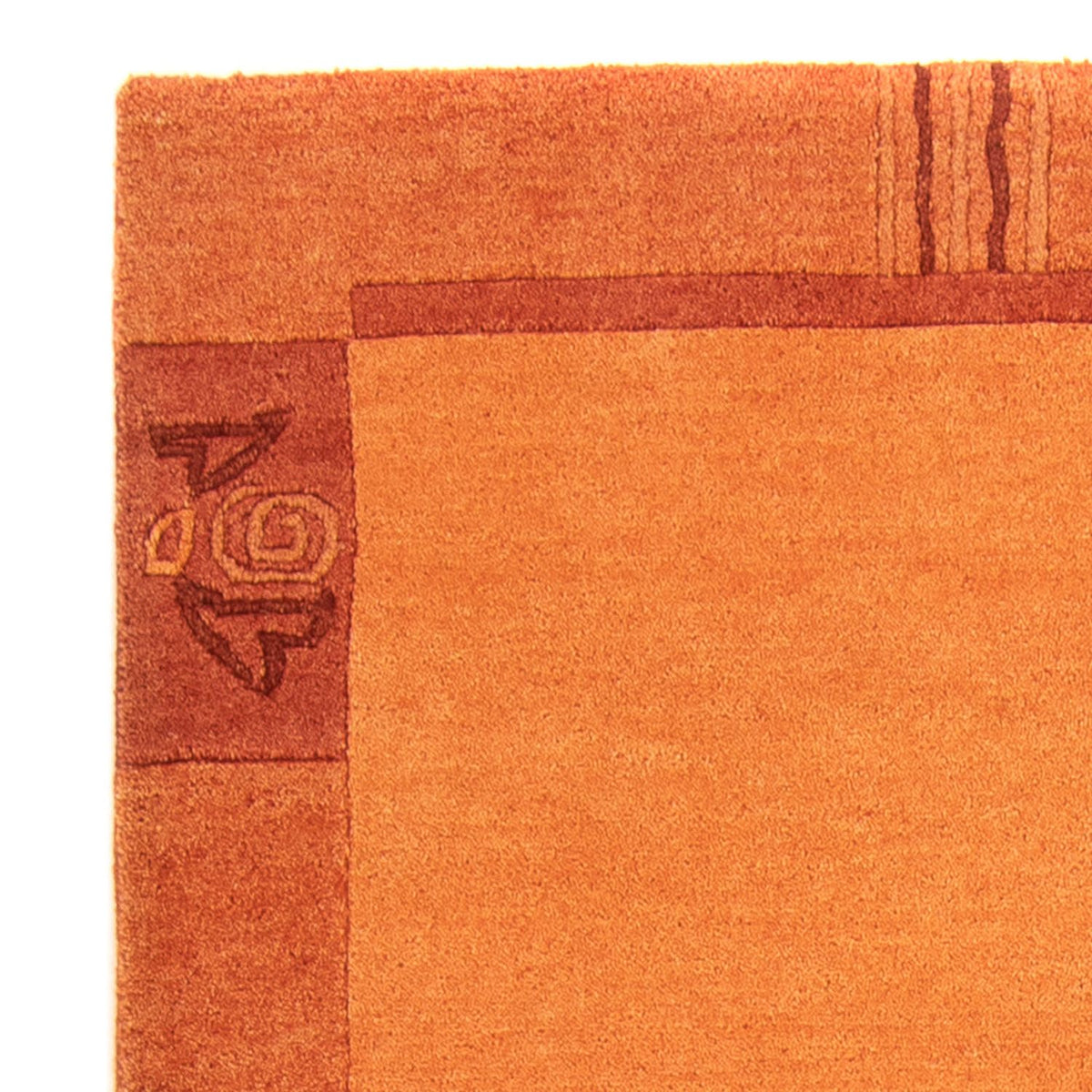 Dywan z Nepalu - 180 x 117 cm - pomarańczowy